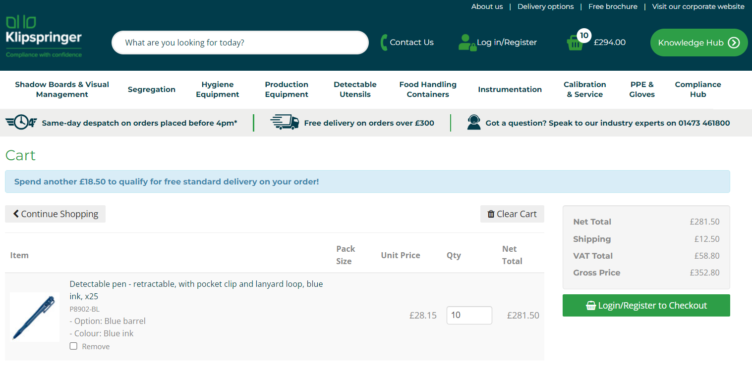 screenshot of Experlogix Digital Commerce